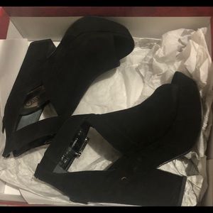 Chunky heeled wedges